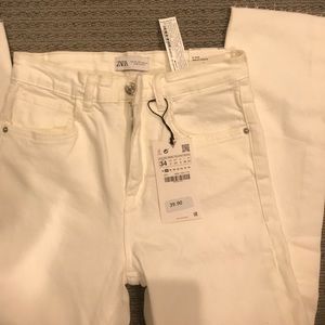 ♦️ ZARA WHITE JEANS